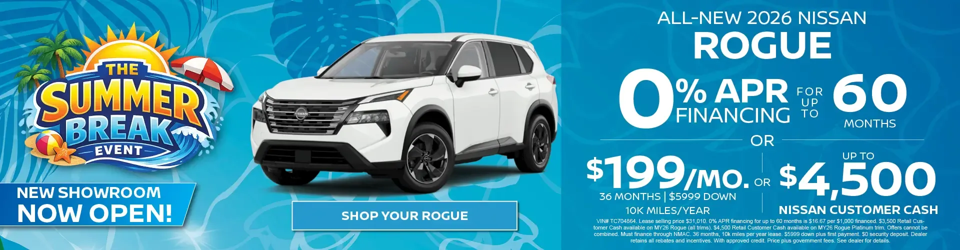 New 2025 Nissan Rogue Special